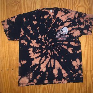 New England Patriots football tee bleach tie dye retro unisex shirt